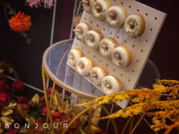 Акриловые вешалки для пончиков на заказ витрина декор свадьбы дня рождения