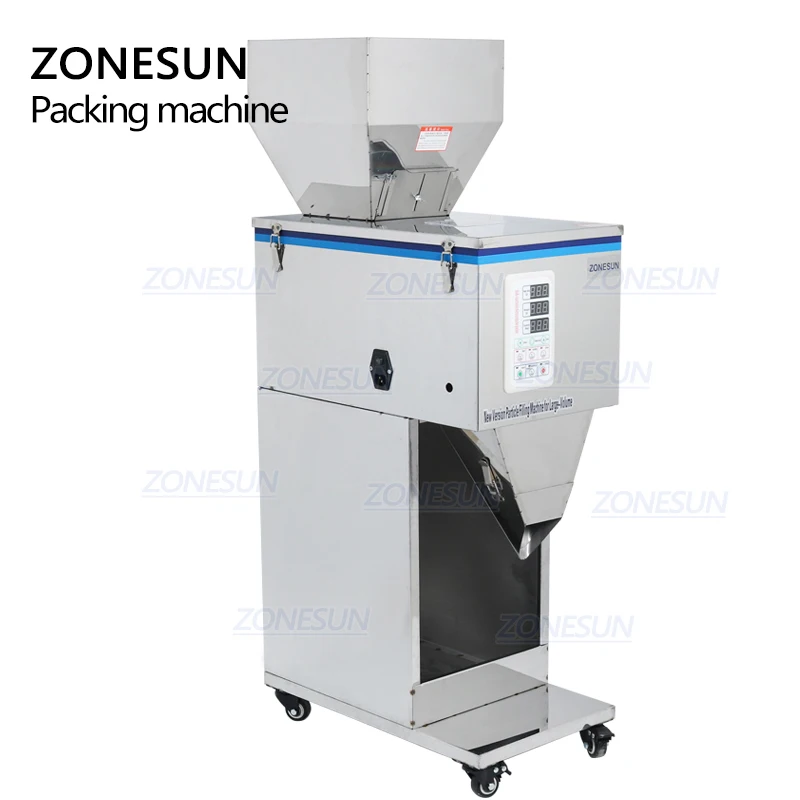 ZONESUN пищевой стеллаж машина для расфасовки сыпучих веществ порошок зерна риса