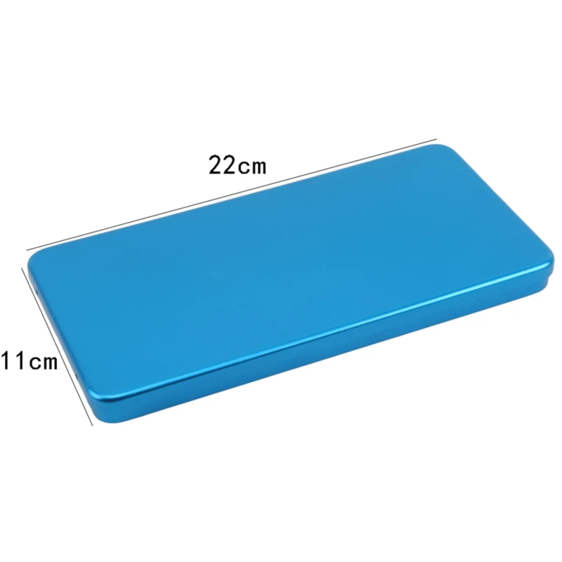 

1Pc Aluminum Dental Disinfection Box Autoclave Sterilizer Case Burs Endo Files Holder For Burs Dentist Lab Instrument