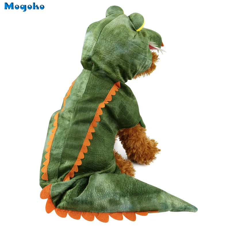 Mogoko 1 шт. смешные костюмы крокодила собаки, ПЭТ косплей на Хэллоуин, Рождество платье, Очаровательная кошка одежда животных теплые наряды одежда