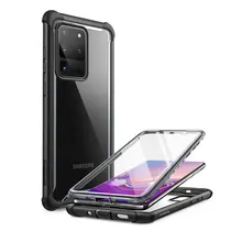 I-BLASON For Samsung Galaxy S20 Ultra 5G Case (2020) Ares Dual Layer Rugged Clear Bumper Case WITH Built-in Screen Protector