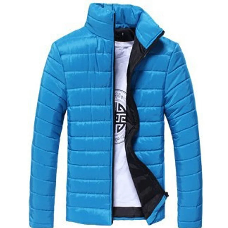 ZOGAA 2019 мужская легкая парка зимние теплые пальто хлопковые одноцветные куртки