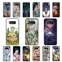 yndfcnb anime comics dr stone poster phone case for samsung note 3 4 5 7 8 9 10 pro plus lite 20 ultra