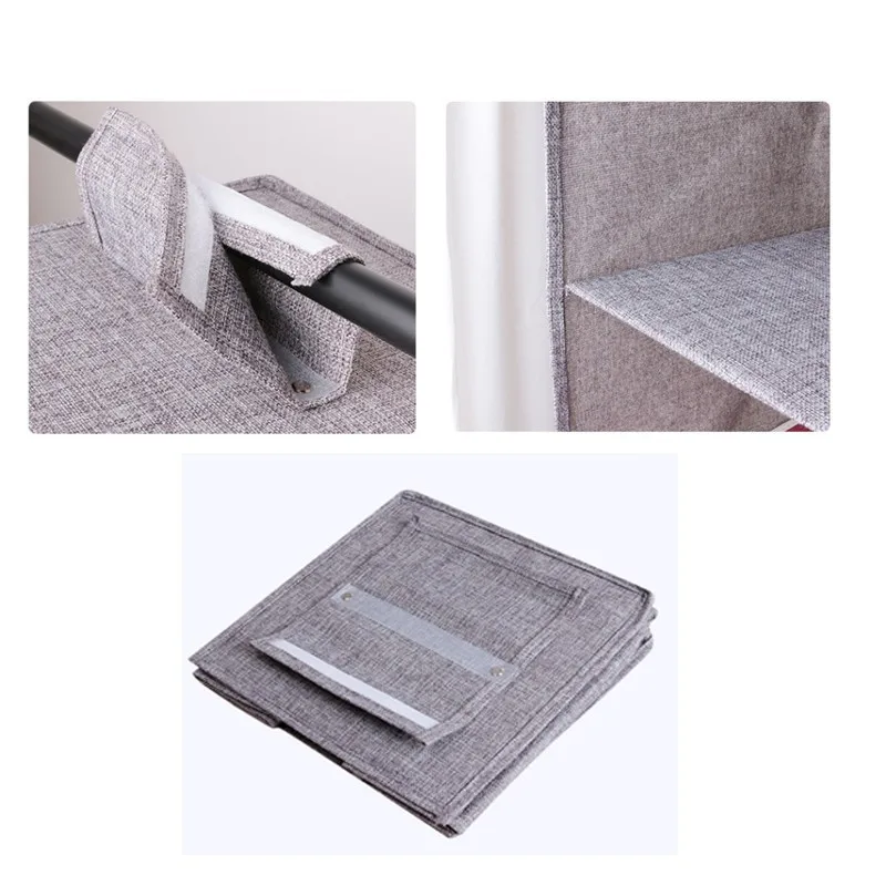 Многоярусный шкаф с выдвижными ящиками складной для хранения одежды стеллаж