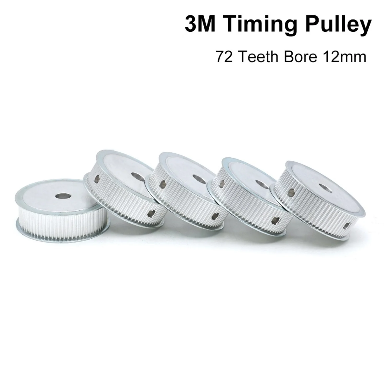 72-зубчатый зубчатый шкив HTD3M 72т отверстие 6/8/10/12/14/15/19/20 мм Ширина 20 AF/BF алюминий
