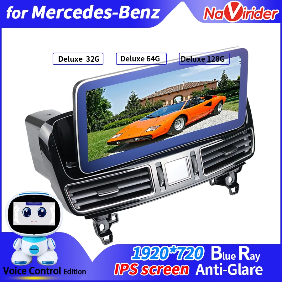 

8-ядерный автомобильный радиоприемник андроид 10 мультимедиа плеер Авто для Mercedes Benz GLE 400 350 450 500 350 63 стерео навигации GPS 2016