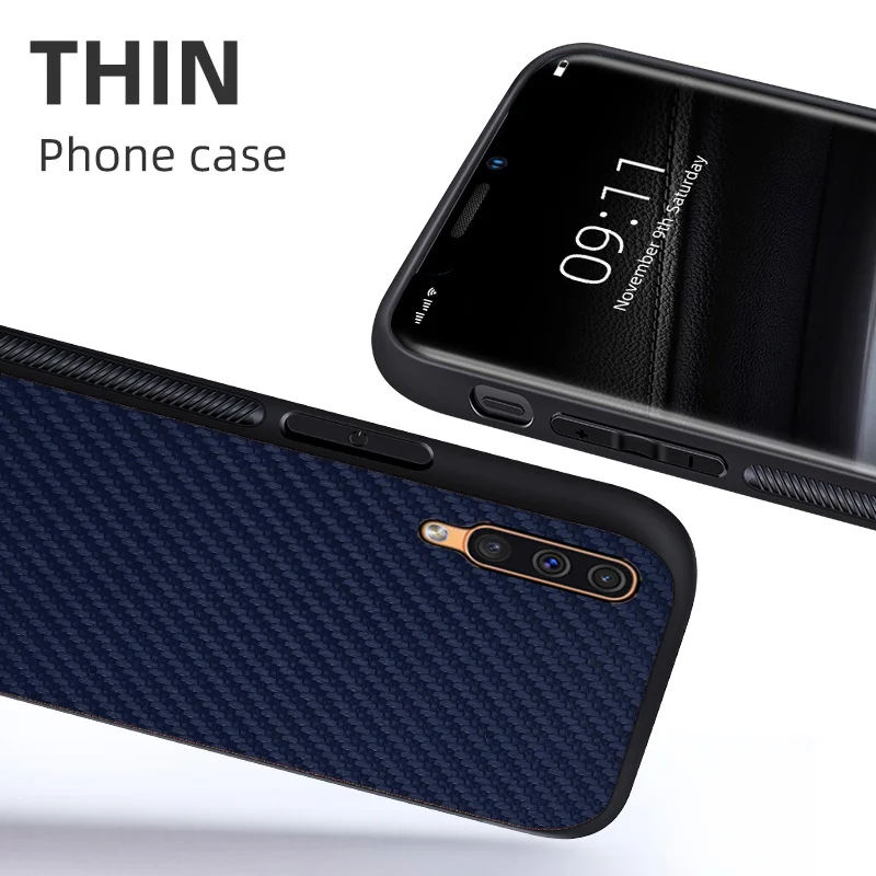 

Carbon Fiber Case For OPPO A9 A5 2020 A11X A1K A3 A5 A52 A92 A7 A7X F9 A91 Cases F11 F7 R11 R11S Realme XT X2 Soft Covers Capa