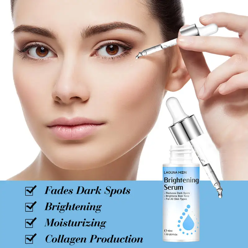 

LAGUNAMOON 40ML Brightening Serum Hyaluronic Acid Moisturizing Anti Aging Skin Face Serum Anti Wrinkle Reducer
