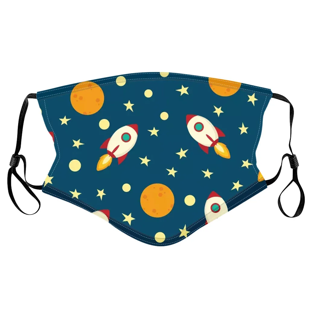 Детская дышащая Защитная тонкая маска с фильтром для защиты от загрязнения