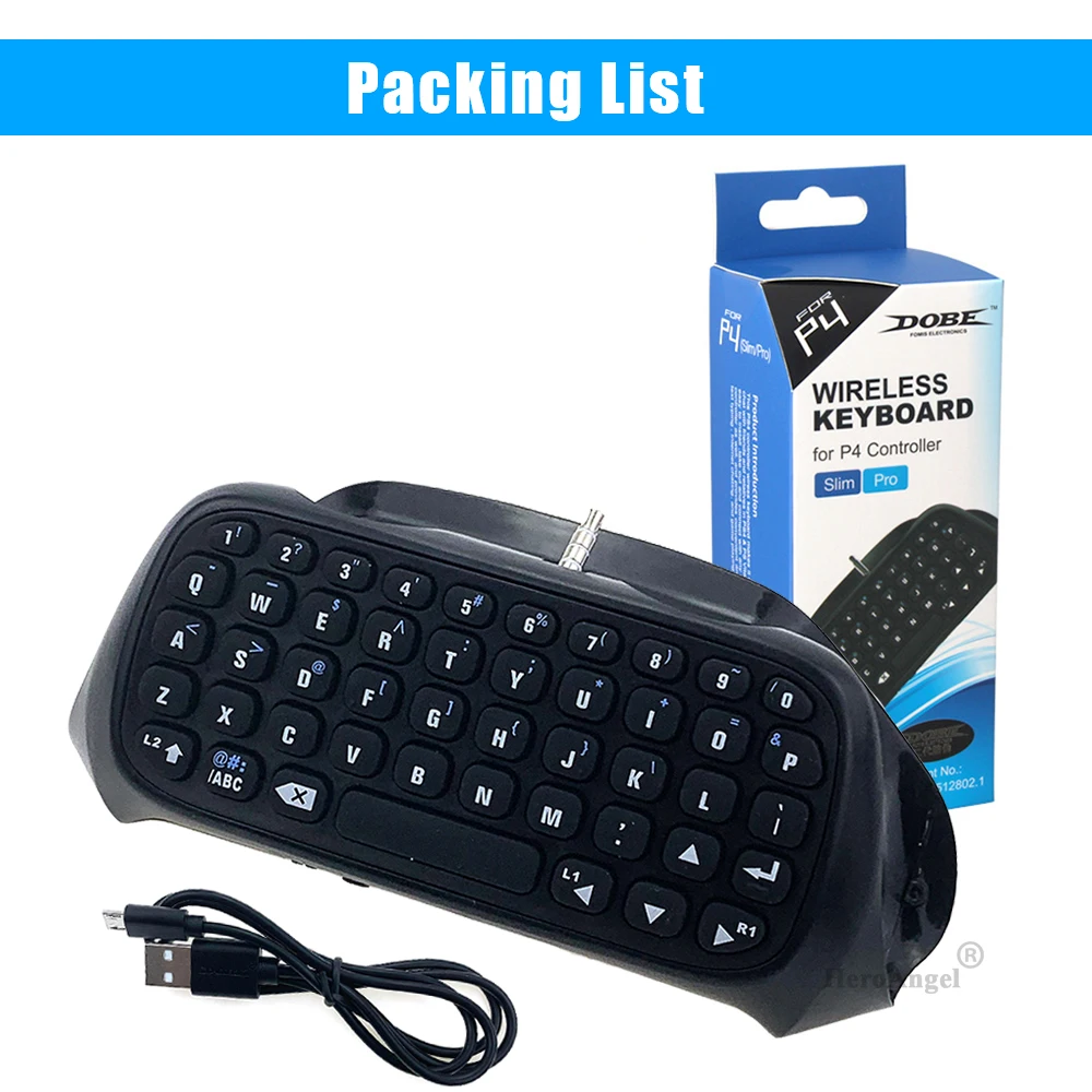 Для PS4 аксессуары клавиатура для Dualshock4 беспроводной контроллер обмен
