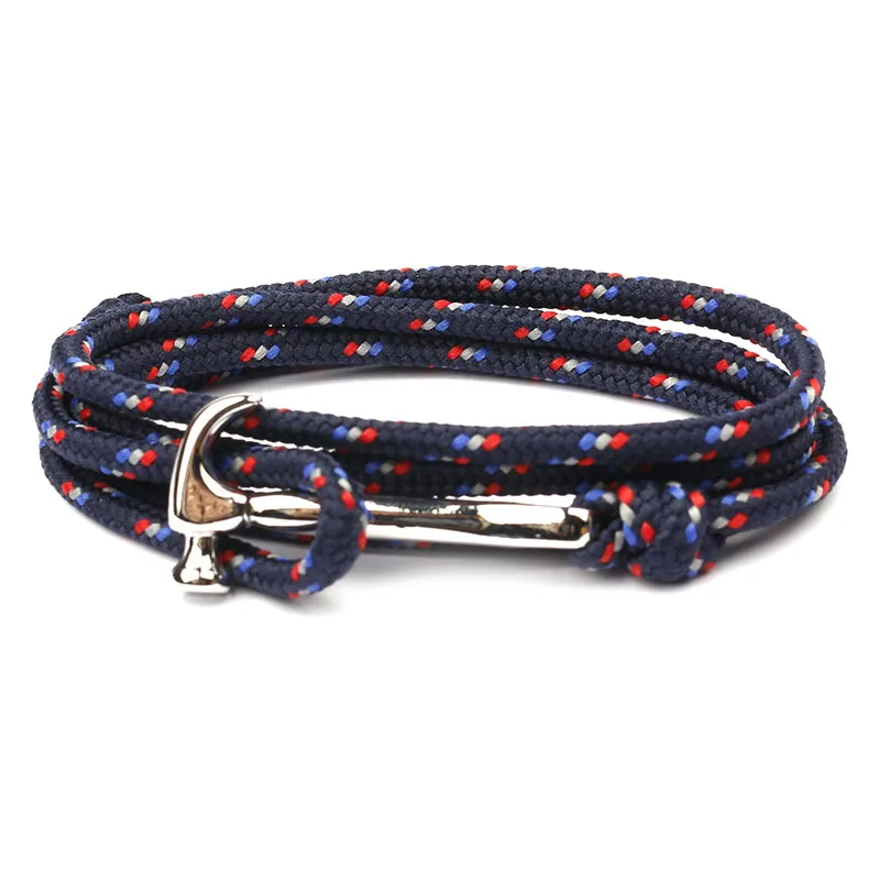 Новинка 2020 браслеты с идентификацией головы молотка модные плетеные ручной