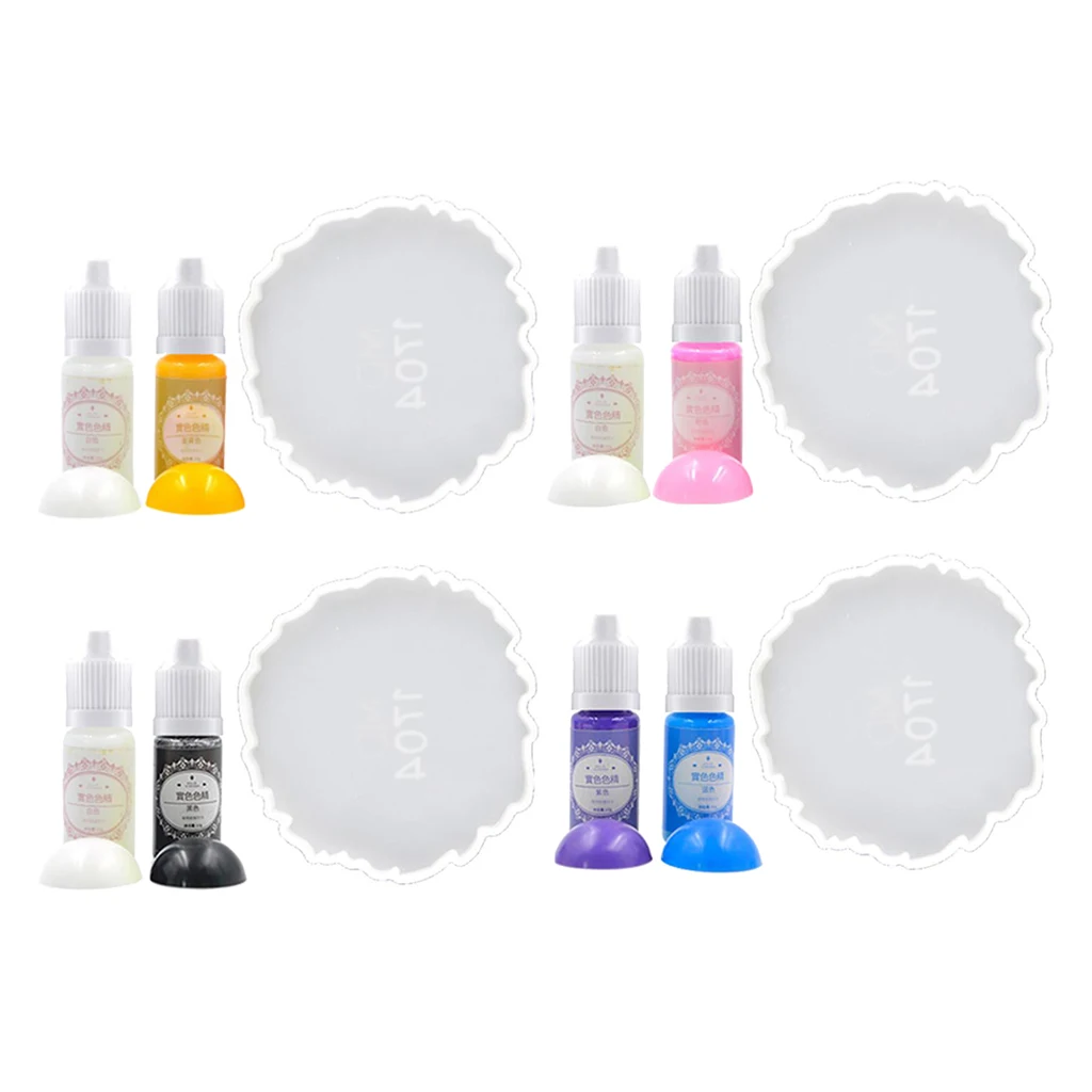 

Набор для изготовления ювелирных изделий «сделай сам», силиконовая краска для уф смолы, прозрачная эпоксидная смола, быстросохнущая, жидки...