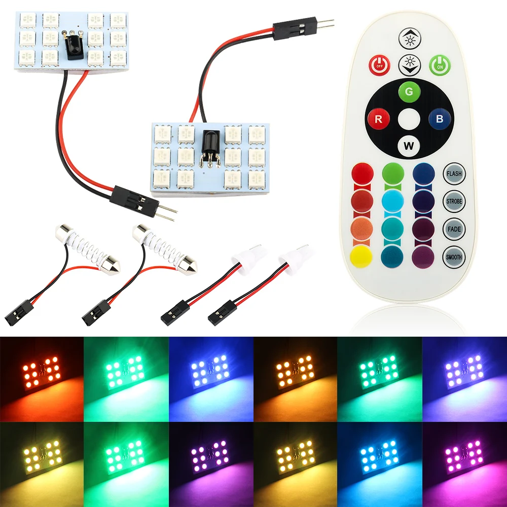 Для внутреннего оформления автомобиля свет Дистанционное управление Rgb