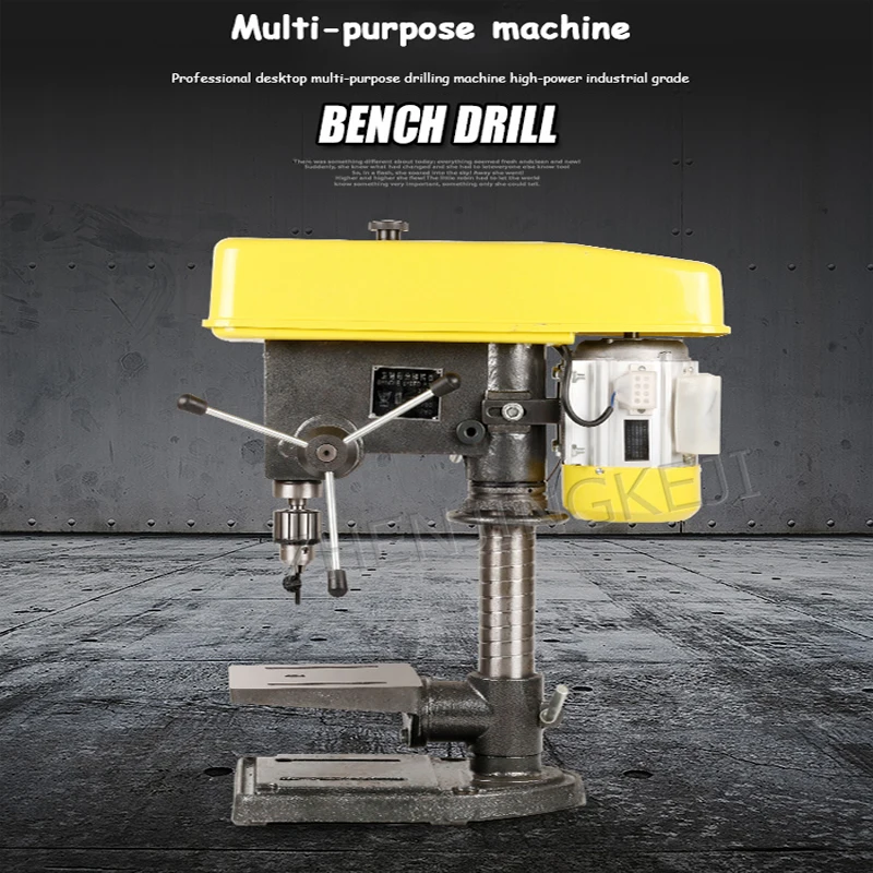 

Bench Drilling Machine Multifunction Electric Drill 550W Small Household Full Copper Drill 16MM Industrial Mini Drilling Machine