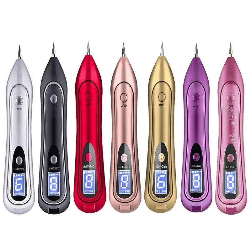 

Skin Tag Remover Newest Profession Wart Mole Removal Beauty Lcd Pens Tools Papillomas Pen Spot Care Plasma Freckle Ta I5R6