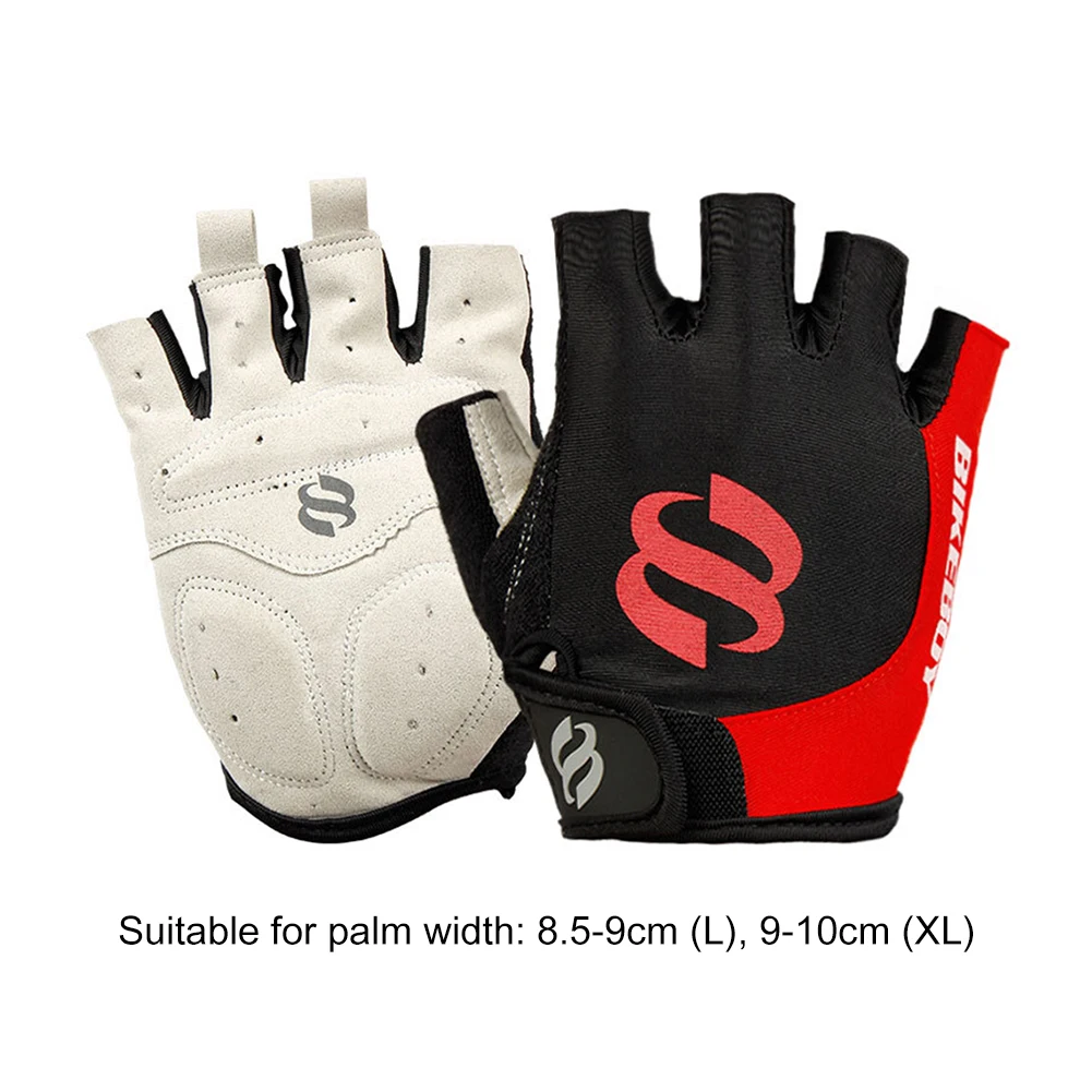 

1Pair Gel Half Finger Cycling Gloves Anti-Slip Anti-sweat Bicycle Left-Right Hand Gloves Anti Shock MTB Road Bike Sports Gloves