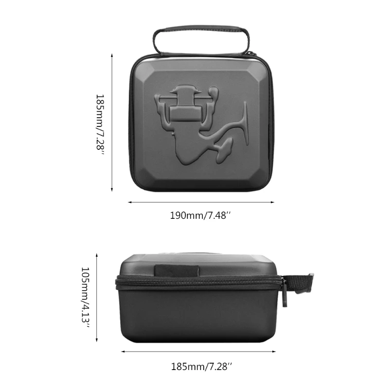 Чехол для рыболовной катушки жесткий противоударный чехол защитный спиннинга |