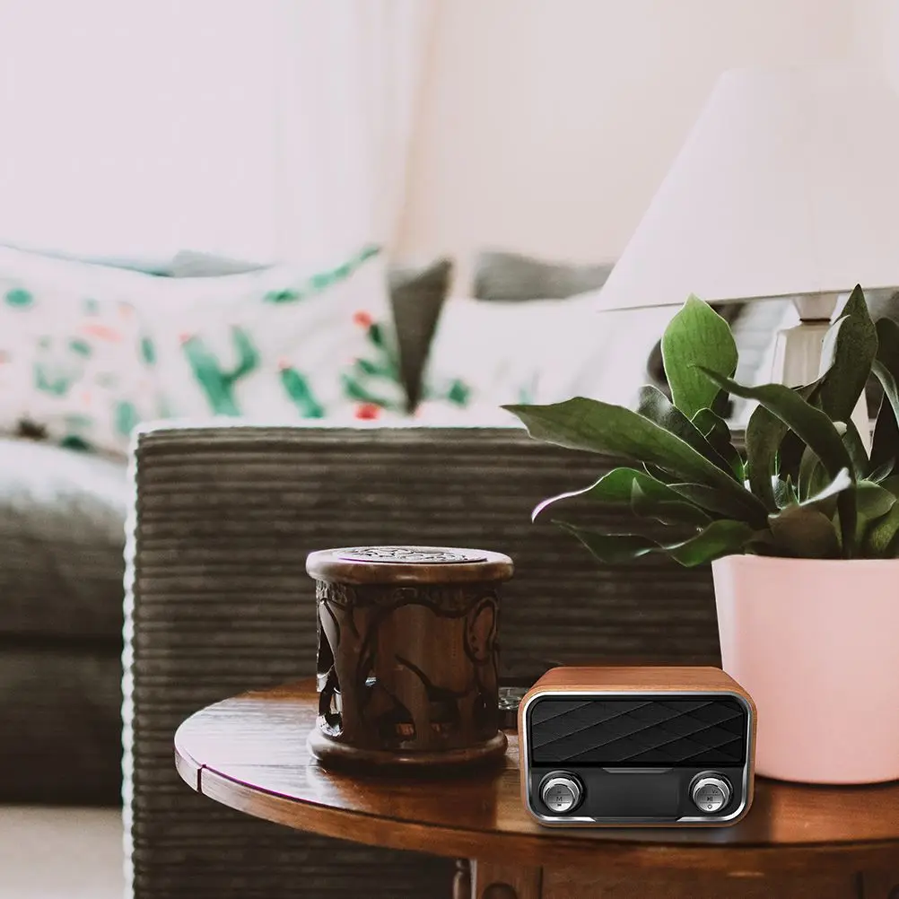 

Dual Speaker Wooden Speaker Subwoofer Wood Speaker Wireless Speaker for Home