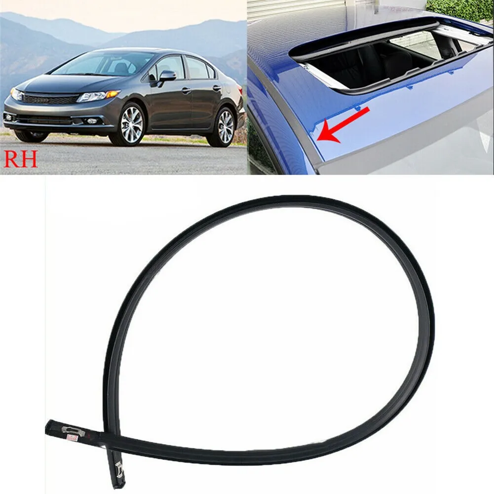 

Car Roof Molding Trim Right Roof Weatherstrip Seal Belt Seal Protector Sticker Auto Roof Sealing Strip For Honda Civic 12-15
