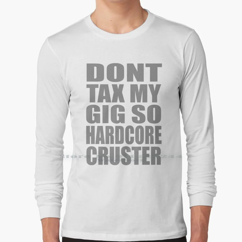 

Налог My Gig футболка с длинным рукавом Tee классический фильм цитаты текст Encino Man Tax 90-х ностальгия крутая забавная креативная трендовая винтаж...