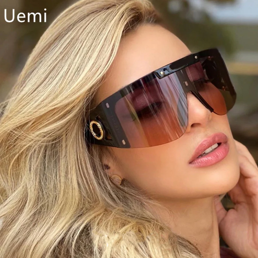 

Oversized Frame Sunglasses For Women Men Fashion Luxury Outdoor Sun Glasses Brand 2021 Driving Eyewear UV400 Wholesale