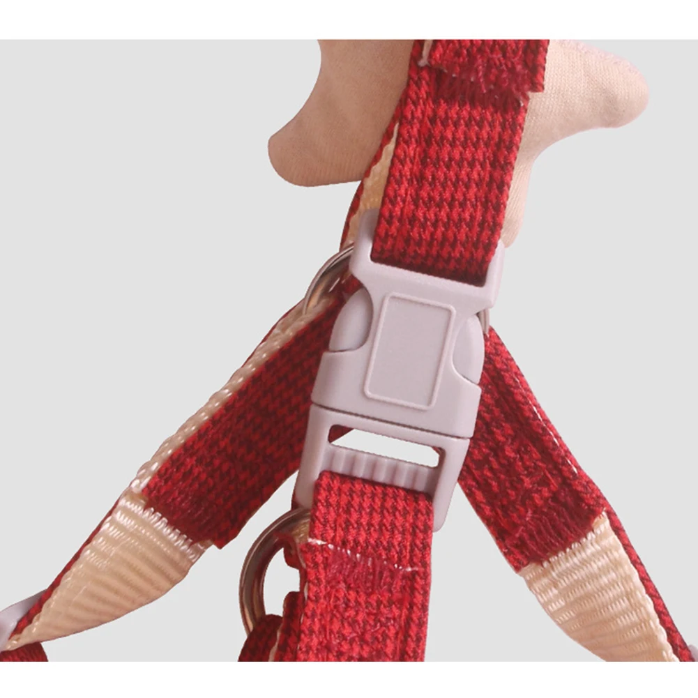 Малых и средних собак жгут светоотражающий дышащий нагрудный ремень плед Teddy Bichon