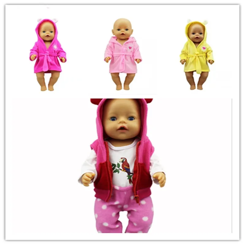 Born New Baby Fit 18 дюймов 43 см кукольная одежда Кукла Единорог Пижама Платье кто был