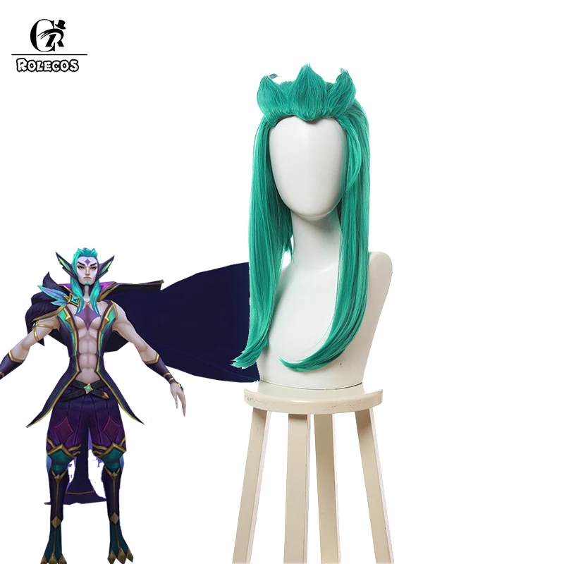 Ролековая Игра LOL Rakan Косплей волосы Star стражи ракан длинные прямые головные