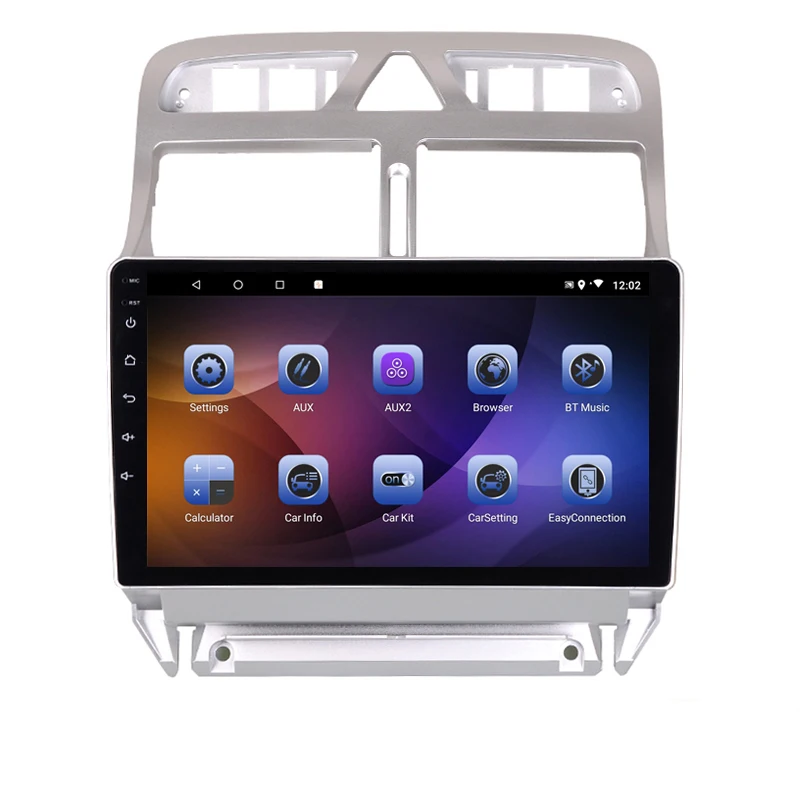 9 &quot4G RAM 8 ядер Android автомобильный DVD GPS навигация для peugeot 307 2002 до 2010 2012 2013 аудио