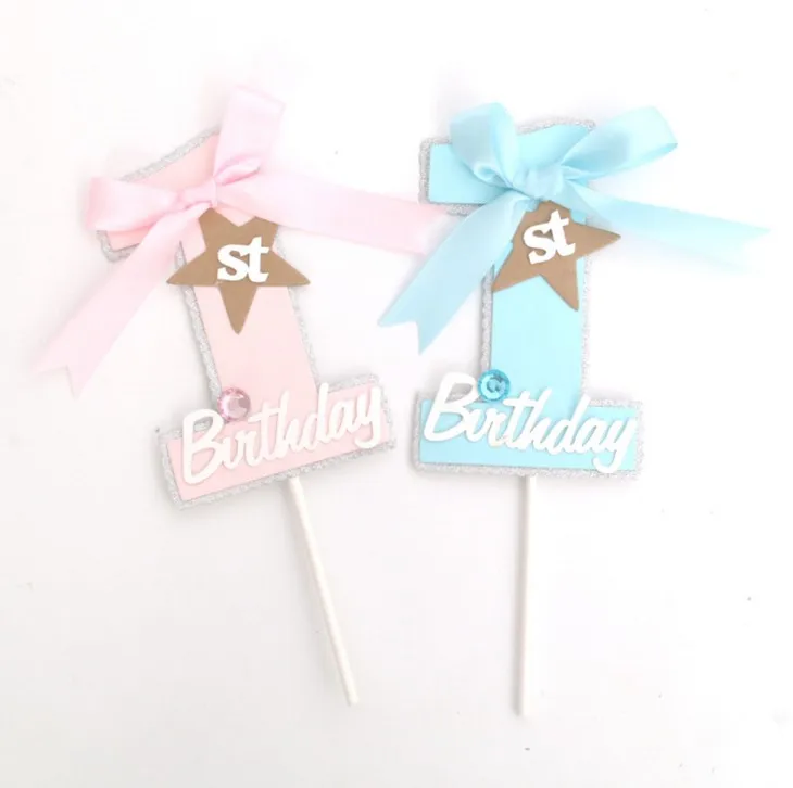 5 шт лук цифры фигурки жениха и невесты Персонализированные Топпер для торта №1