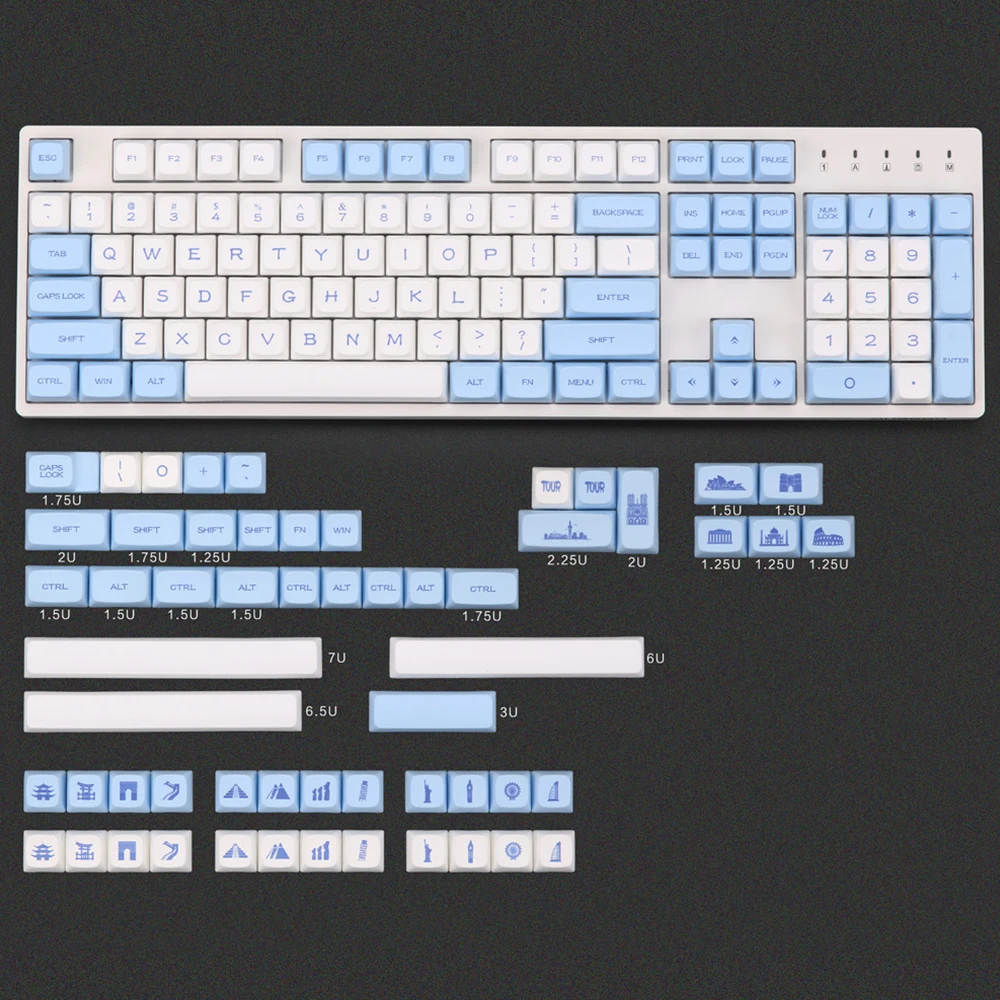 DIY 161 клавиши NP профиль PBT колпачки для клавиш Cherry Mx Переключатель механическая