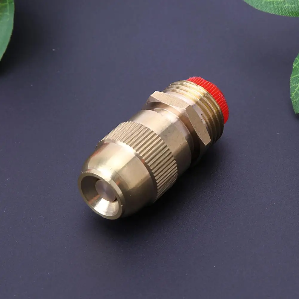 

1/2Inch Water Spray Nozzle Garden Sprinkler Accessories Adjustable Water Flow Brass Spray Misting Nozzle Garden Watering Tool