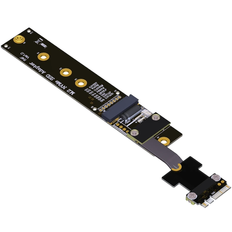 M.2 WiFi A.E ключ для NVMe SSD удлинитель кабеля адаптер PCIe3.0 x1 полная