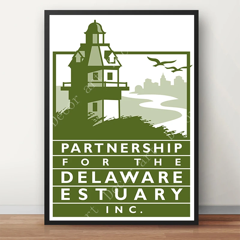 Винтажные дорожные плакаты из Америки Делавэр США холст живопись плакат