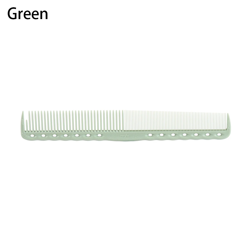 green 1 шт. Профессиональный антистатический салон Flattop режущий гребень углеродистая Антистатическая Парикмахерская щетка для женщин Инструменты для укладки волос - Цвет: green