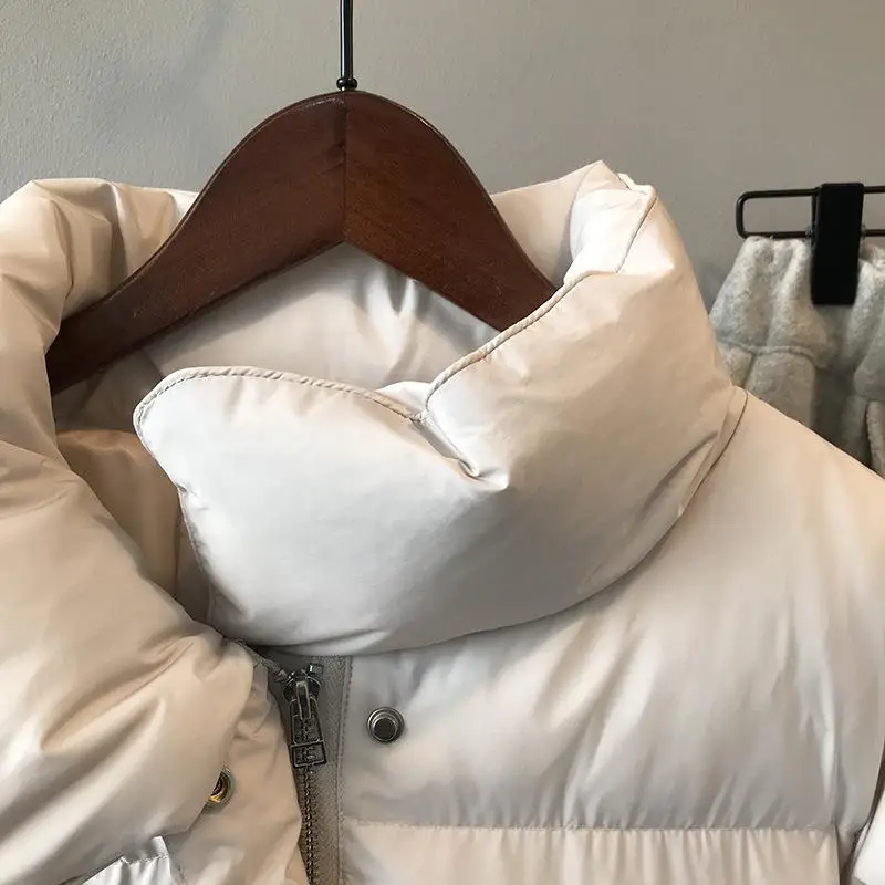 

Women Winter Thick Coat Stand Collar Women Warm Fashion Cotton Down Jacket Coat Tops For Women Casaco Feminino