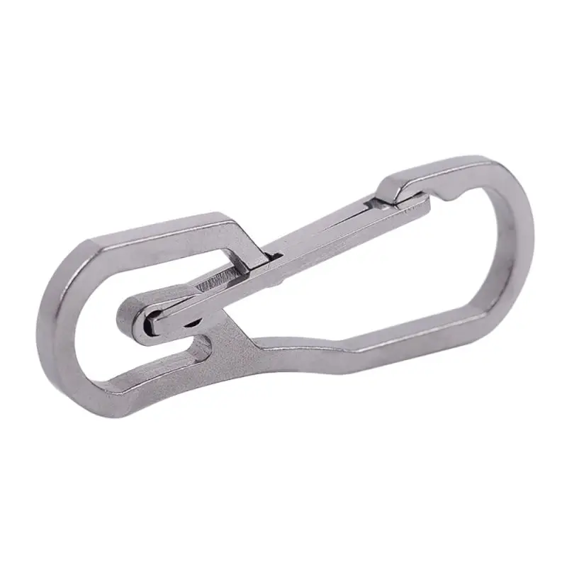 Durable Stainless Steel Tactical Multifunctional Key Chain Carabiner EDC Hanging Buckle Outdoor Equipment Tool | Спорт и развлечения