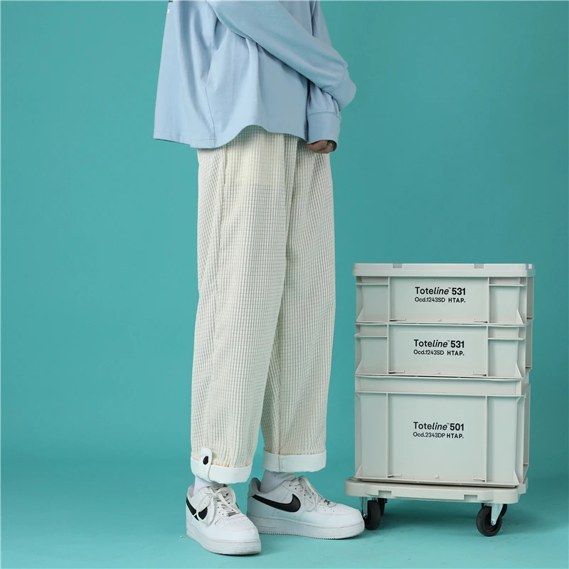 

Streetwear Mens Corduroy Harem Pants New Fashion Men Casual Fashion Hip Hop Jogger Woman Pants Male Loose Sweatpants 3XL