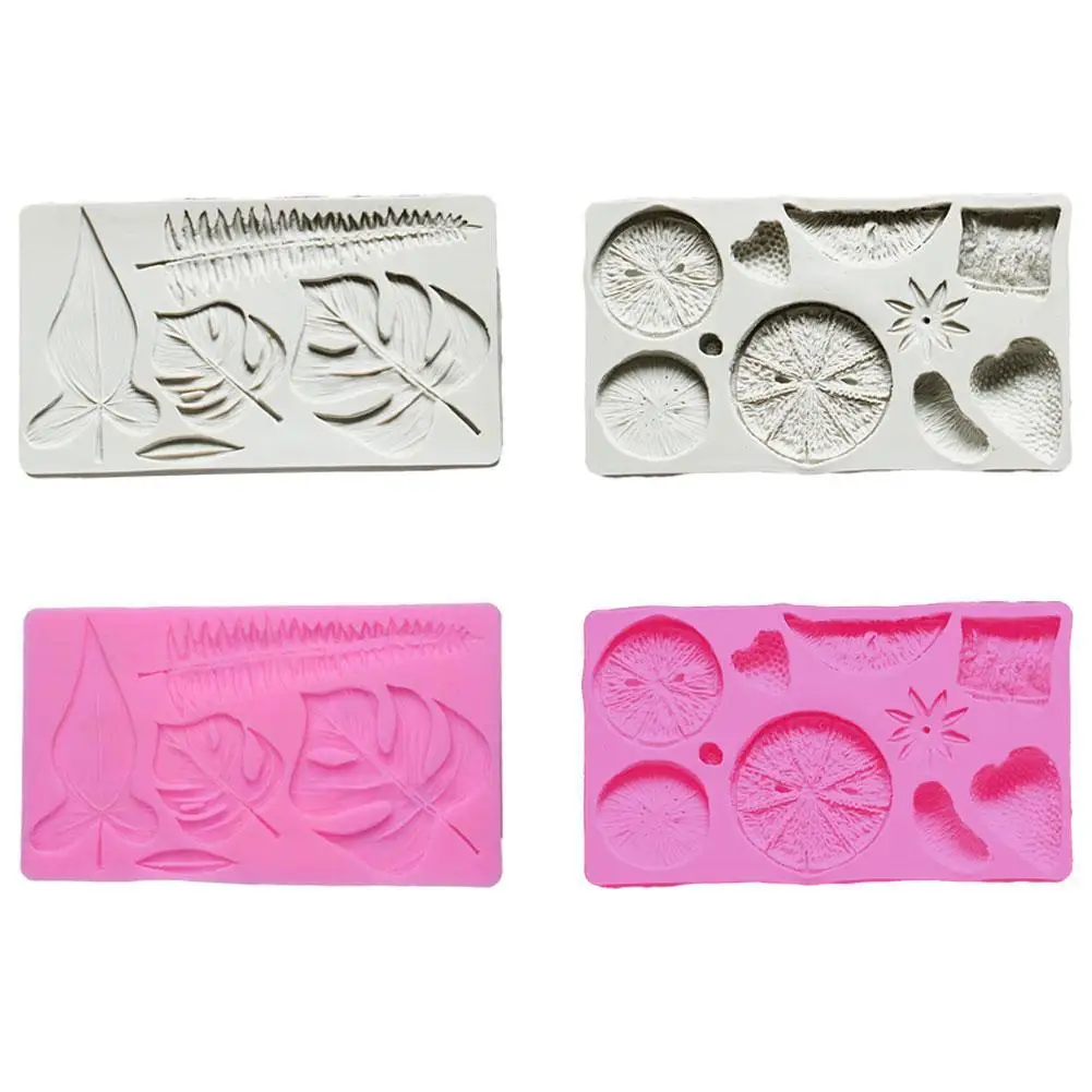 

Tropical Theme Palm Leaves Silicone Mold Fondant Cake Decoration Silicone Mold Hand Made Decorating Leaves Chocolate Candy Mold