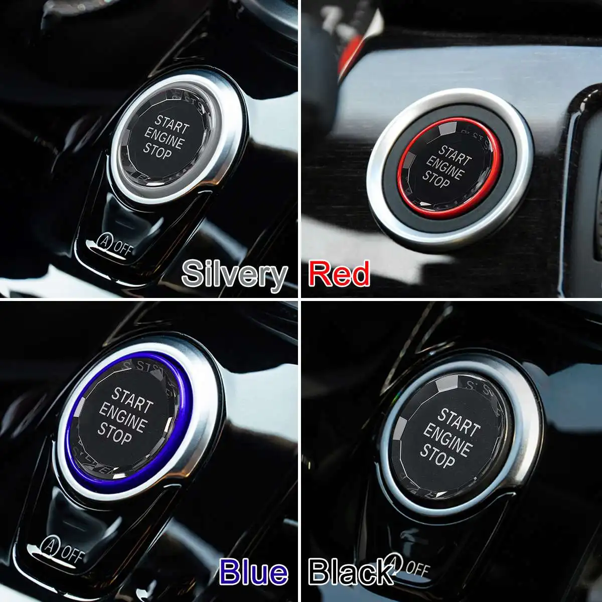 Крышка переключателя двигателя Start Stop Хрустальная кнопка замены для BMW E шасси E90