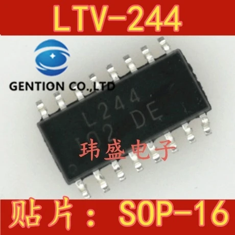 

10 шт. LTV244 SOP16 плитки, чтобы заменить ACPL-244 светильник муфта L244 четырехканальный транзистор в 100% новый по телефону или электронной почте ориги...