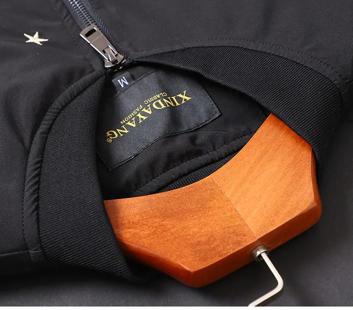 Новинка Мужская Роскошная бейсбольная куртка с короткими рукавами вышивкой