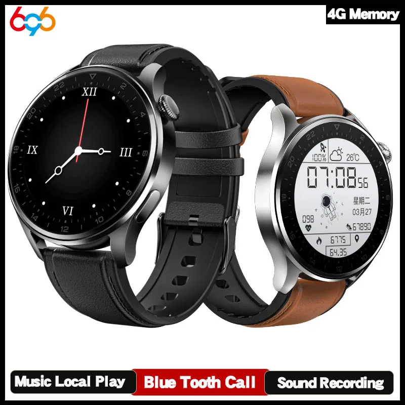 

Смарт-часы мужские с поддержкой 4G и функцией записи звука