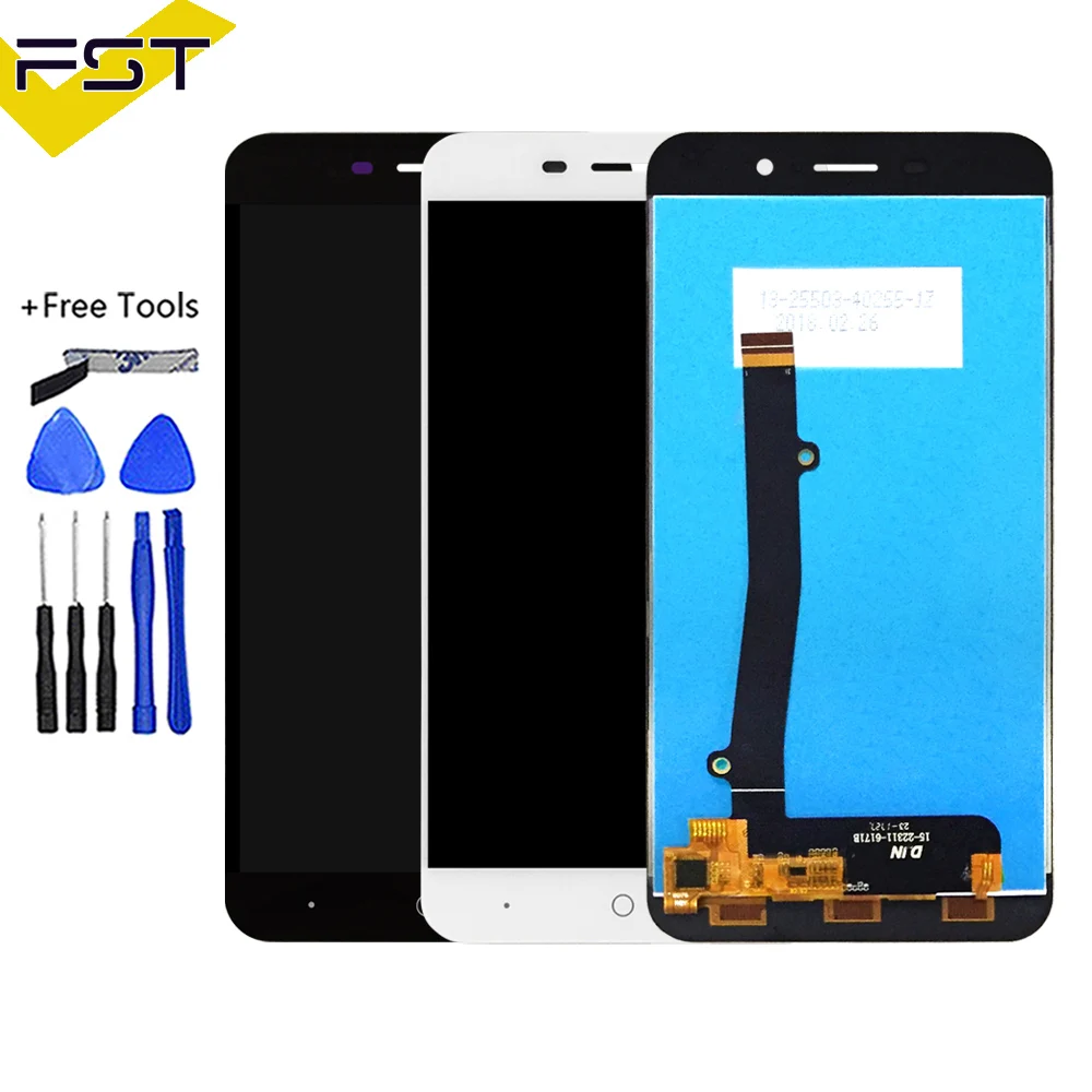 Высококачественный ЖК дисплей и фотоэлемент для ZTE Blade A602 запчасти стеклянной