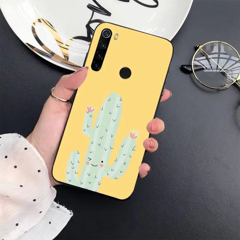 

Cactus Cute Cartoon Fruit Phone Case For Xiaomi mi 9 9t 10 redmi 9 9a 8 8a note 10 9 9s 8 8t 7 pro max funda