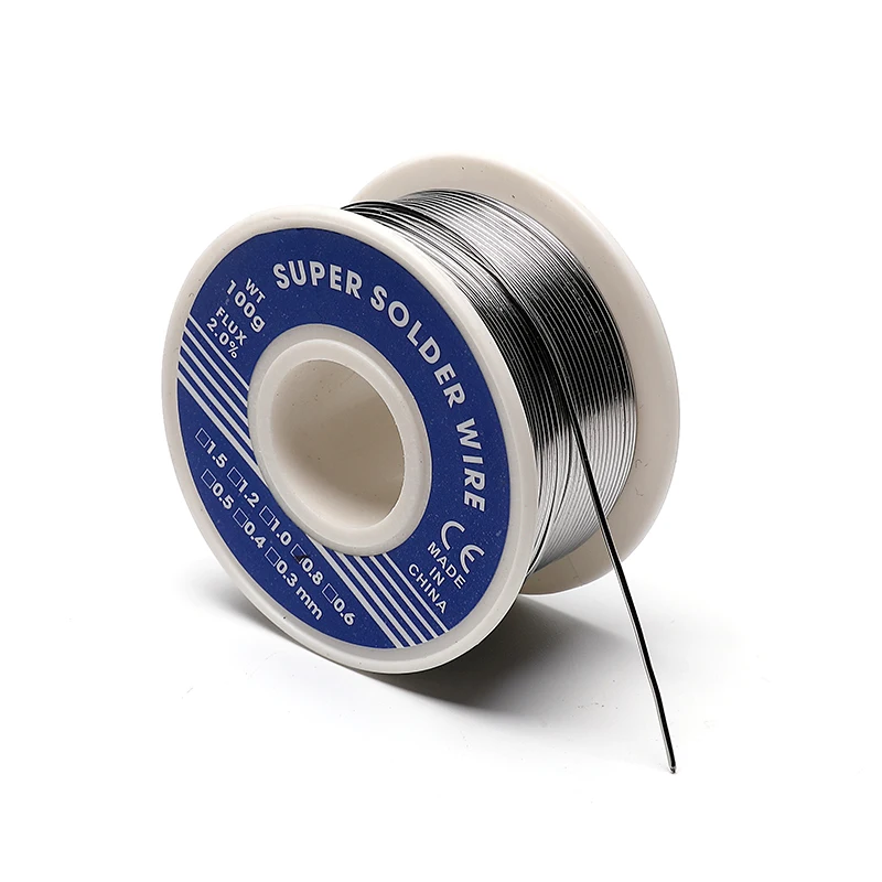 

Flux 2.0% solder wire Tin-lead wire core used for soldering iron to melt rosin core High-purity roll solder wire diameter 1.0 mm