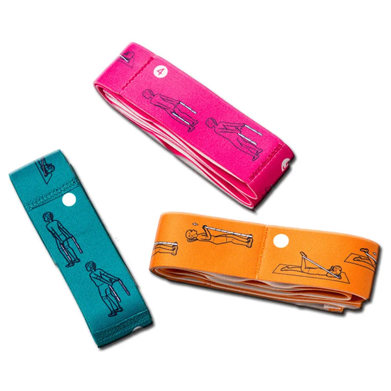 

8 Stages Resistance Bands Exercises Elastic Fitness Training Yoga Anti-slip Gym Fitness Rubber Band Elastic Stretch Band