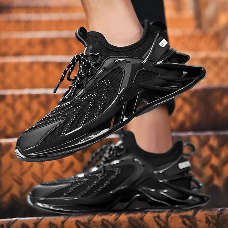 

Мужские сетчатые кроссовки, дышащие удобные Сникерсы для увеличения роста, роскошные брендовые теннисные туфли, большие размеры