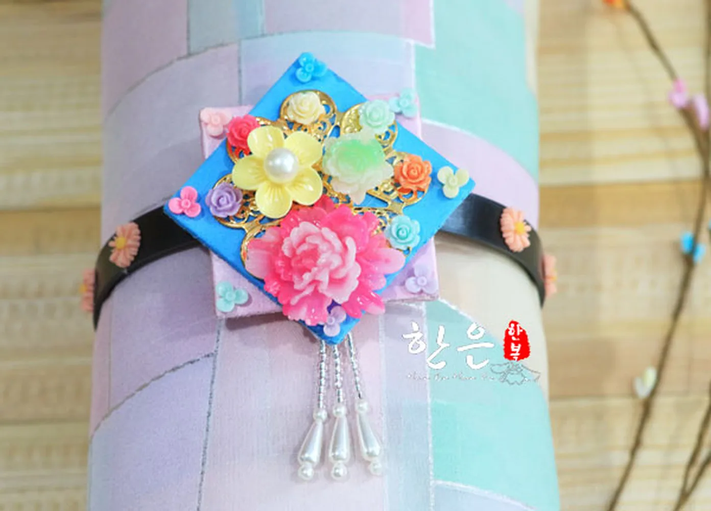 Повязка для волос с орнаментом Asi детей импортная повязка на голову в старинном