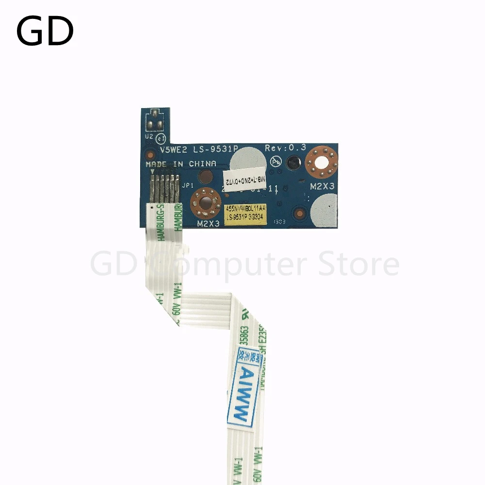 GD оригинал для Acer E1-570 E1-530 E1-570G E1-572P E1-510P LS-9531P V5WE2 Мощность кнопка на плате